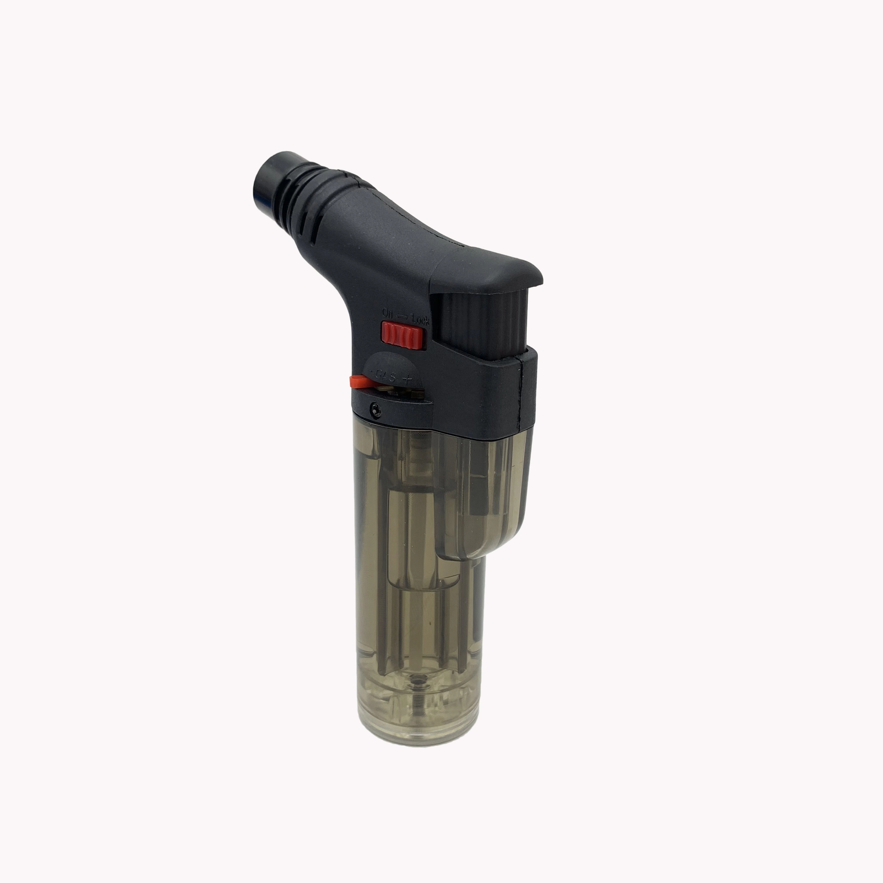Métal plastique portable Custom logo bon marché Raygun LED tabac Lampe-torche Quad flamme à jet
