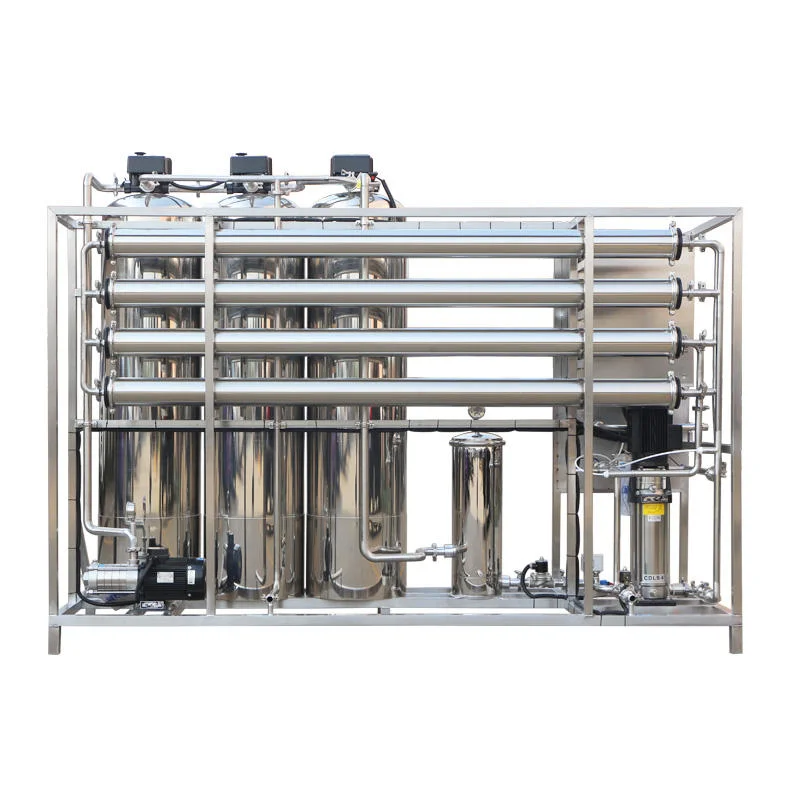 Double Stage Reverse Osmosis Pure Water System 1tph Water Treatment Plant