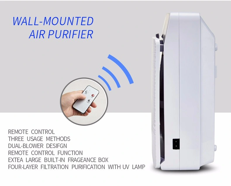Clean Air Filter Healthy Breathing in Room Wall Mounted Air Purifier