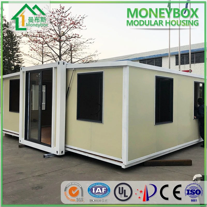 Outdoor Modular Portable Living Vorgefertigte Puerto Rico Big Luxury 2 Bettencontainer Häuser