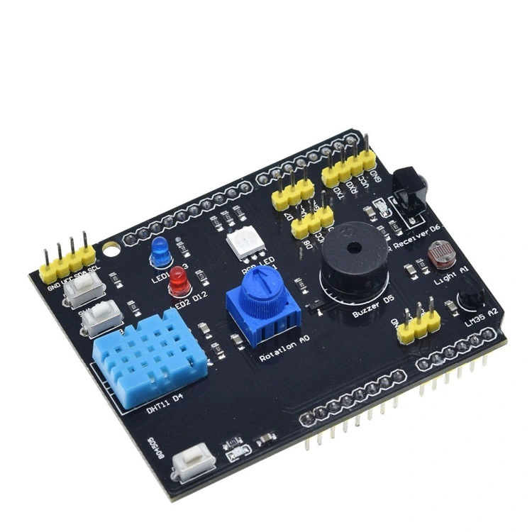 Dht11 Lm35 Temperature Humidity Sensor Multifunction Expansion Board Adapter