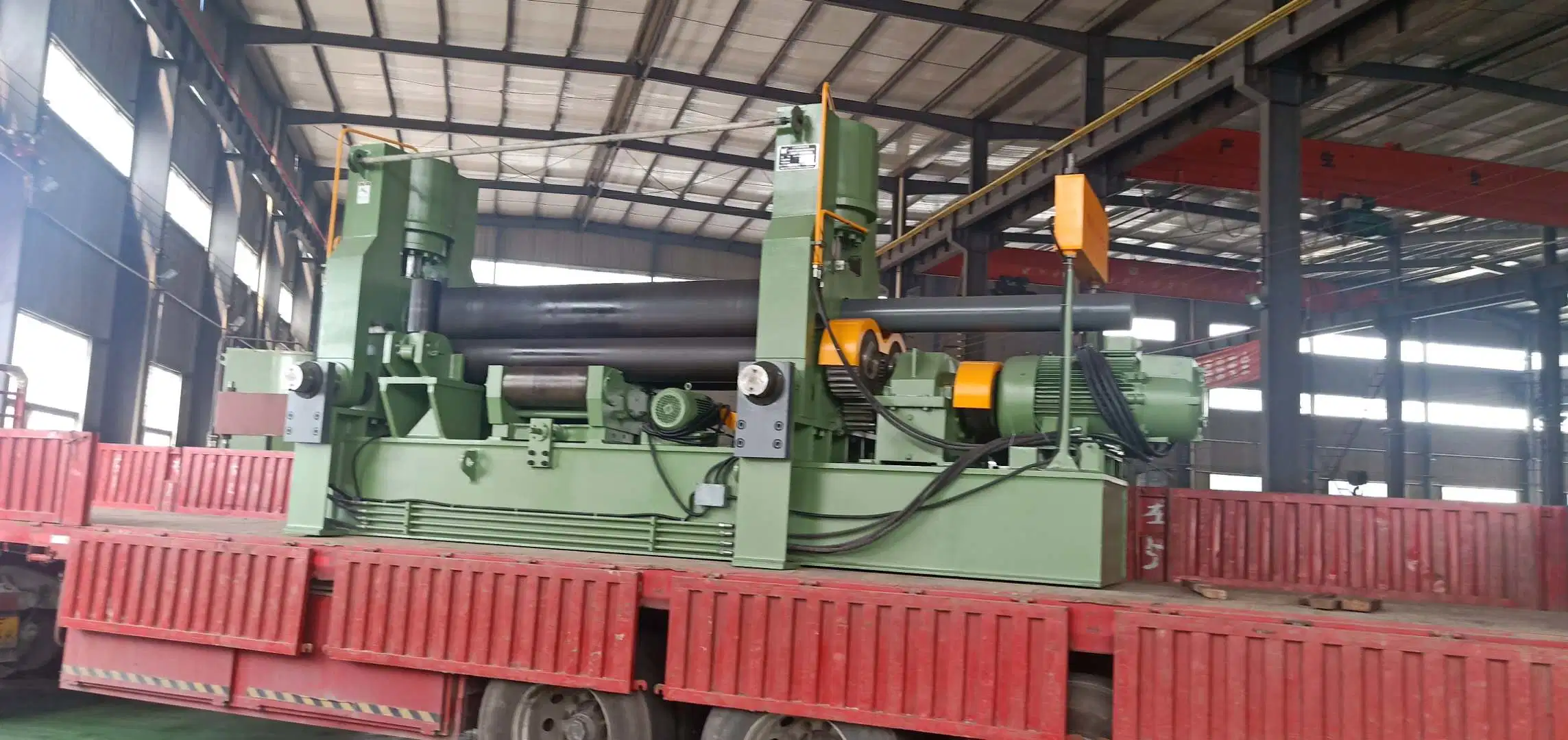 Rpb 40X2500 Hydraulic Steel Rolling Pipe 3-Roller Bending Machine