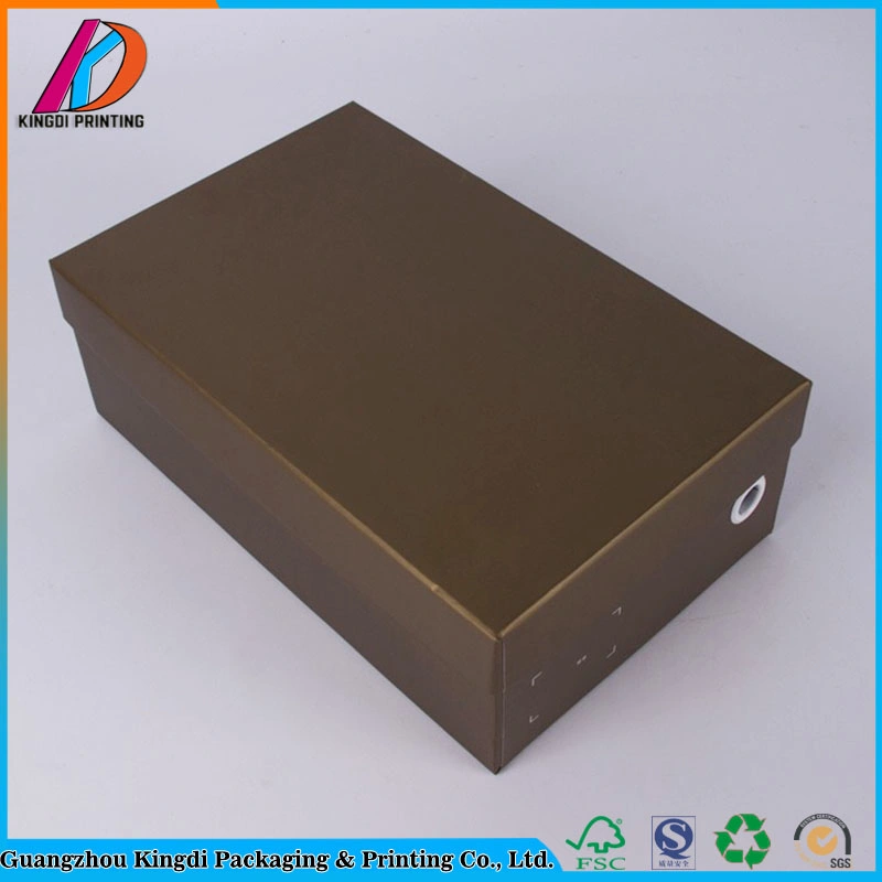 Fashionable Shoe Packaging Paper Cardboard Box with Lid