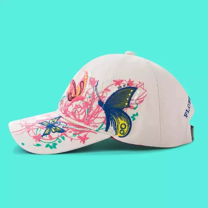 Comercio al por mayor moda Flor MOQ 6 Panel otro Diseñador 3D Deporte Caps Logotipo bordado personalizado Gorros Snapback camionero Hat