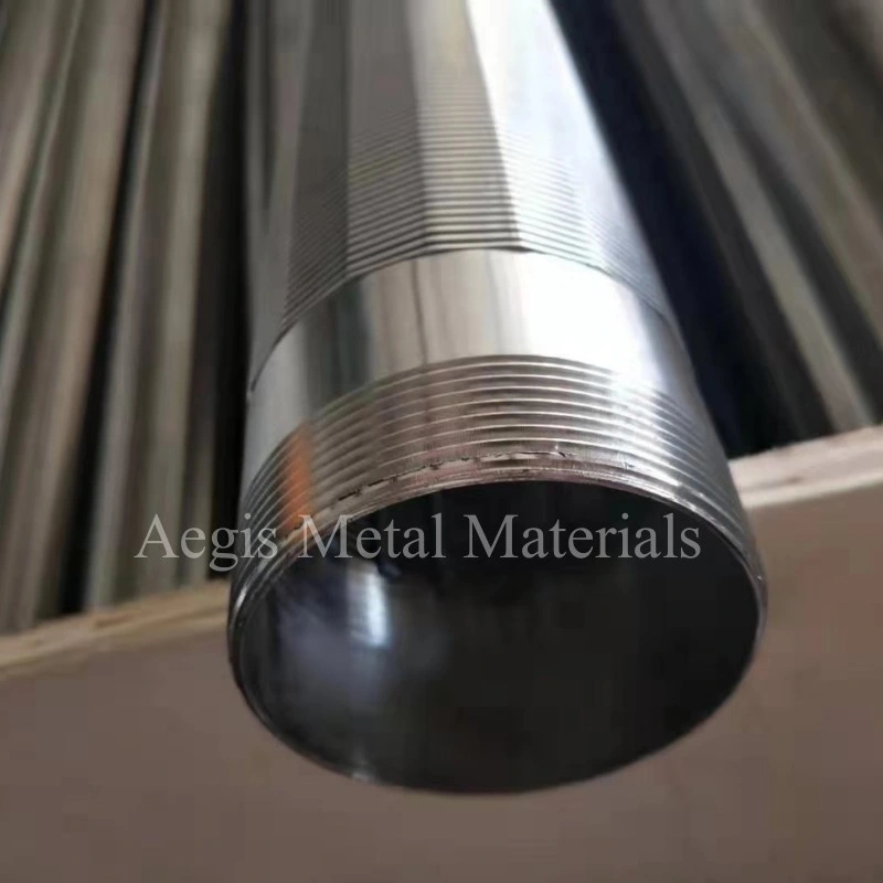 Stainless Steel Strainer Pipe 304 316 Material Wedge Wire Johnson Filter