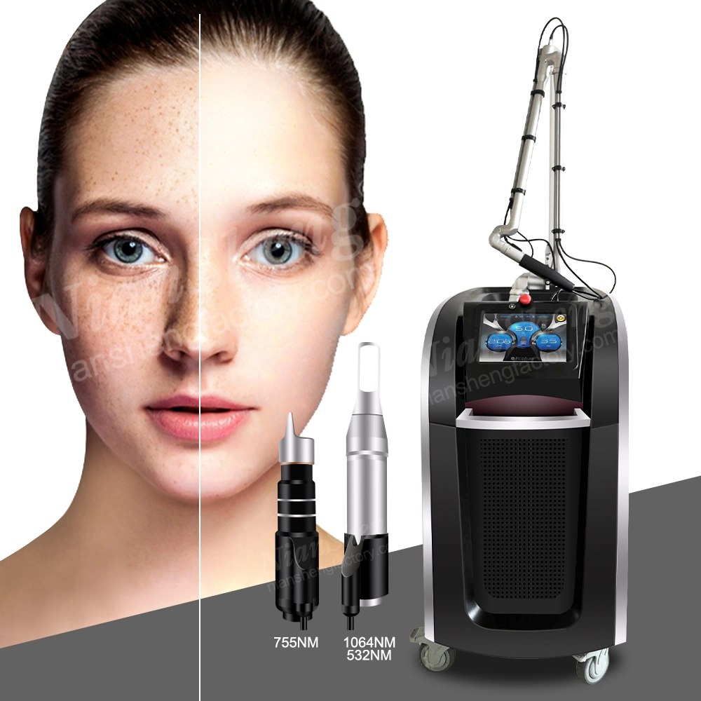 Vertical 2000W Picosecond Tattoo Removal Pigment Eliminate Beauty Device