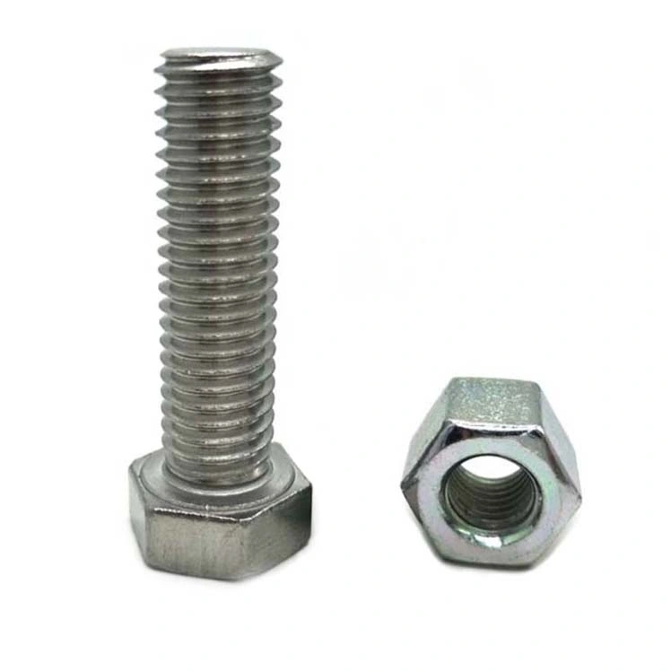 Stainless Steel DIN933 DIN931 Hex Bolt Nut and Washer