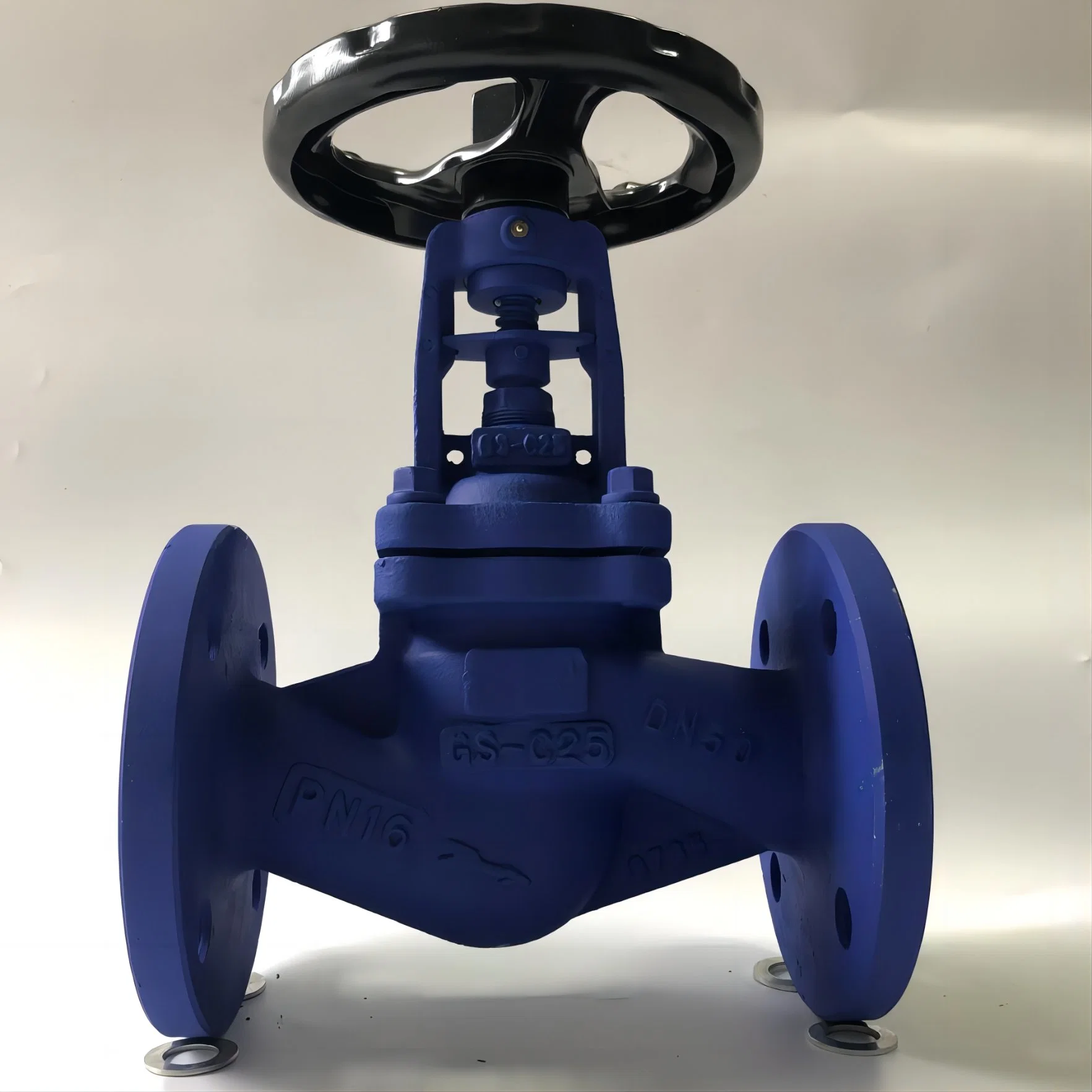 DIN WJ41H-40C bellows globe valve cast steel, stainless steel