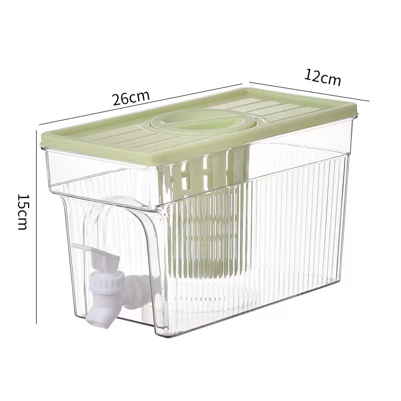 Light Luxury Air Cooled Soak Juice Bucket Household Cold Water Plastic Container