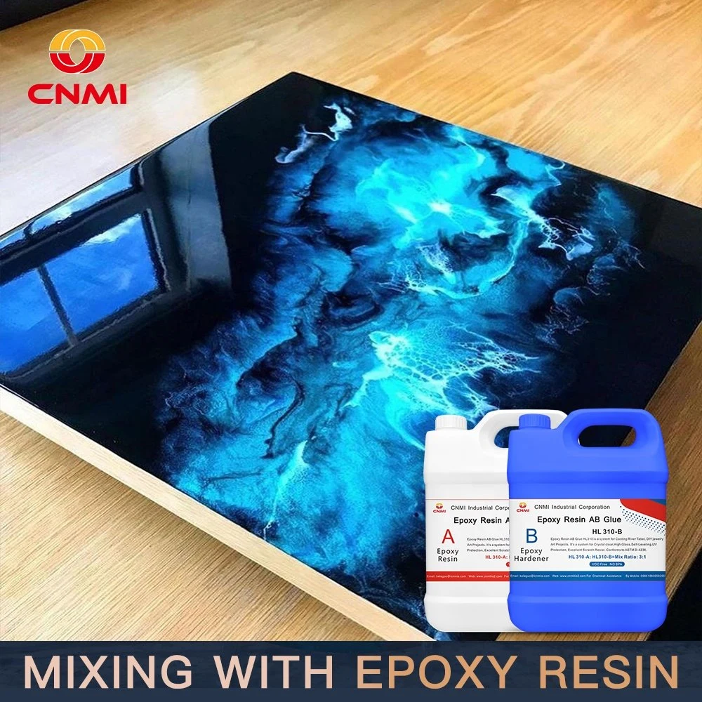 CNMI Deep cast Epoxy Resin/Crystal Clear Liquid Epoxy Resin Set For Table