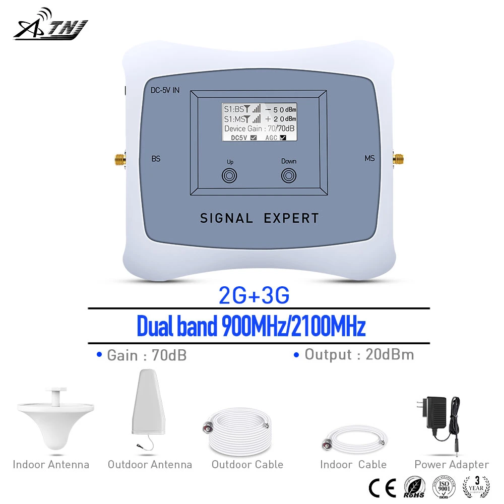 Cell Phone Dual-Band Signal Booster 2g 3G 4G
