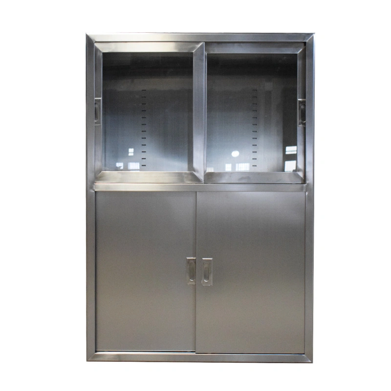 Stainless Steel Operating Room Instrument Cabinet Medicine Storage Cabinet Medical Instrument Cabinet