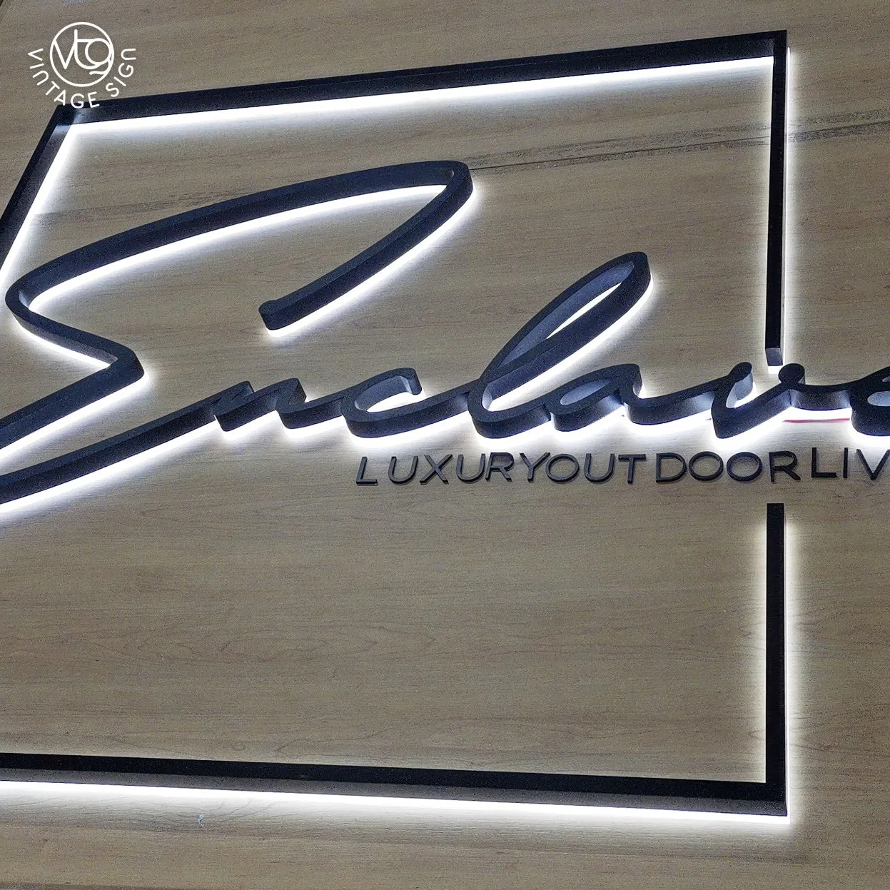 Custom Outdoor Light LED Letter Business Store Front Electronic Sign