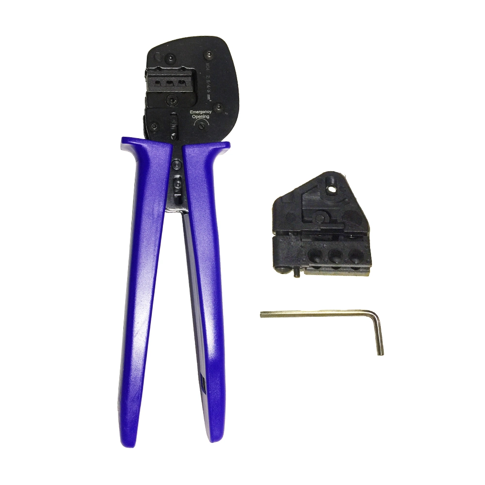 [OEM] Solar Tool Kits Bag Set, Mc 4 Crimping Plier 2.5/4/6mm2, Cable Stripper, Wire Cutter &lt; 35mm2, PV Connector Spanner a-2546b