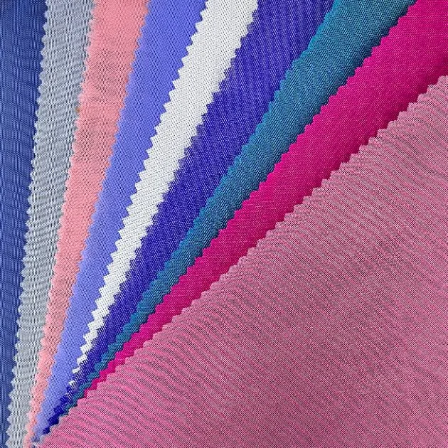 Shaoxing Textile 88%Nylon 12%Spandex Power Mesh Fabric