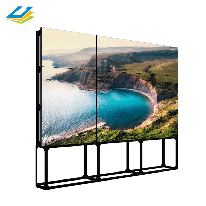 55"pulgadas soporte hidráulico de señalización digital en el interior de 4K de TV de pantalla de empalme de montaje en panel LCD