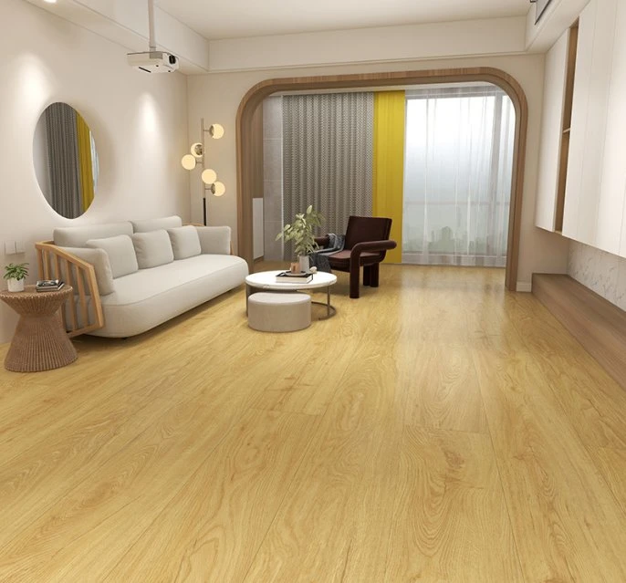 Wood Grain Floor Waterproof PVC Self-Adhesive Household Wear-Resistant Glue Free