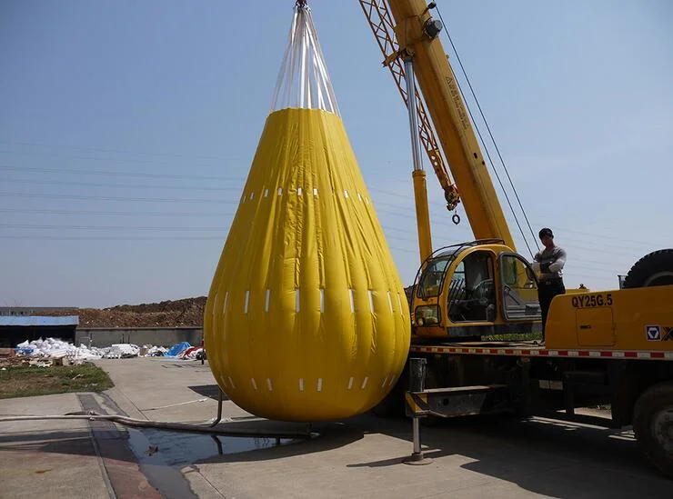 Coating PVC Fabric Water Proof Water Bag for Crane