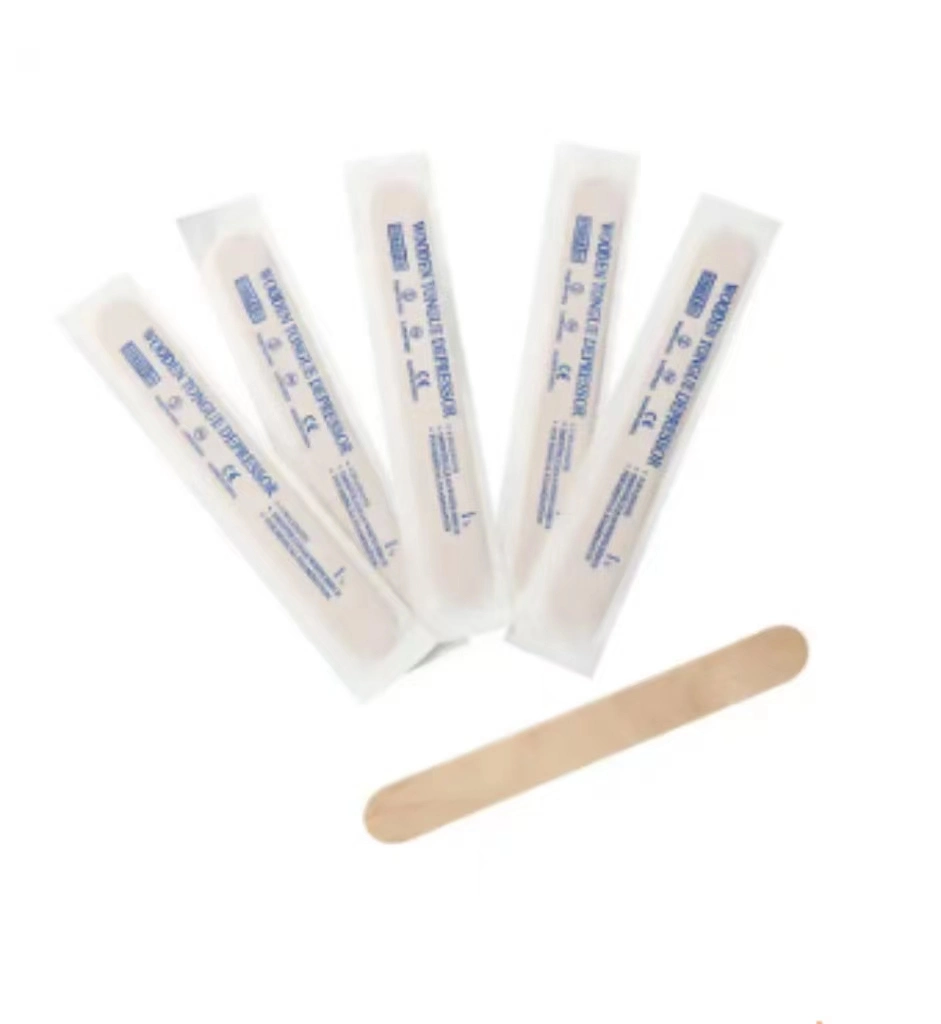 Disposable Tongue Depressor Spatulas Sterile Wooden Tongue Depressor