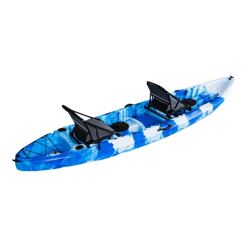 2 or 3 Person Family Recreational Plastic Rowing Boat Tandem Fishing Kayak-Oceanus 2