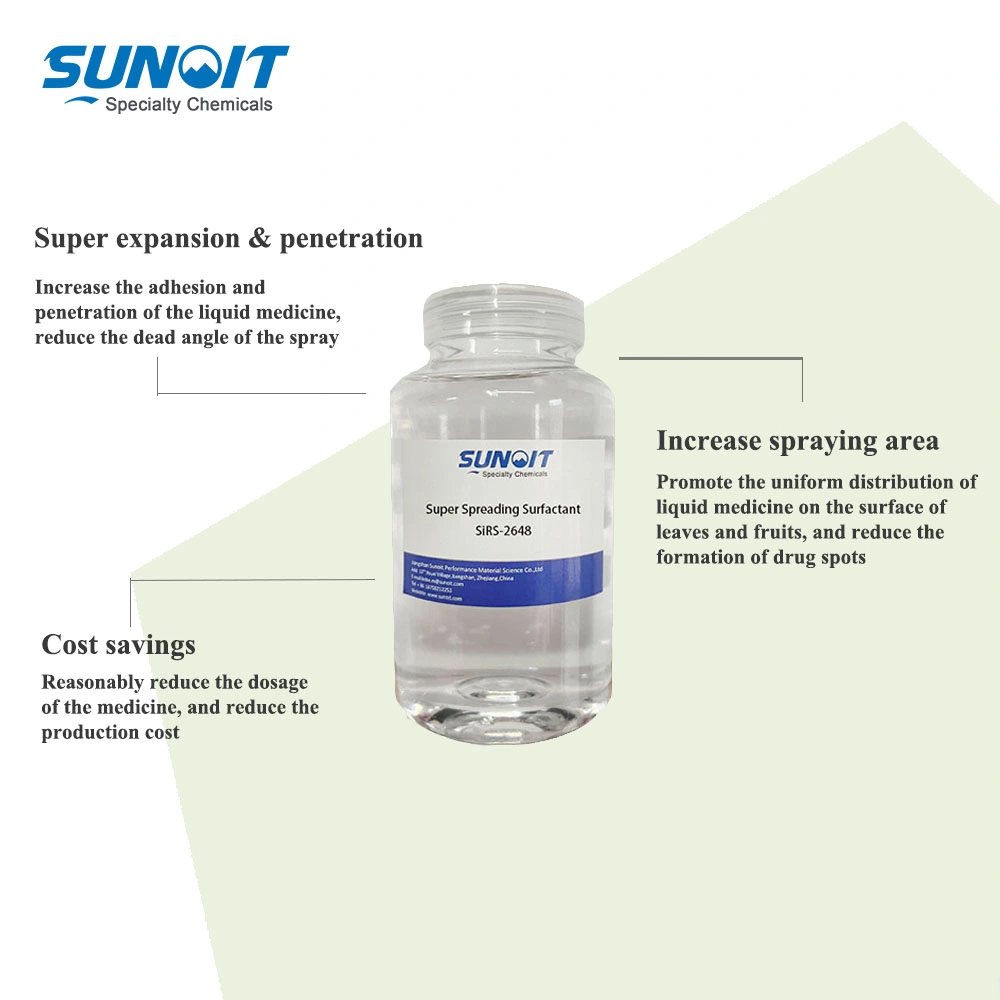 Agricultural Silicone Spreading & Penetrating Agent Non-Ionic Silicone Surfactant