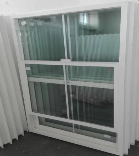 High Quality Hurricane Impact American Style PVC/Vinyl Single Hung Window with Ex-Factory Price