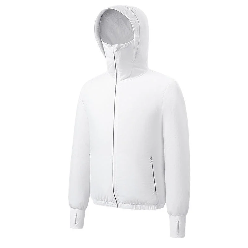 Manteau d'été unisexe avec protection solaire extérieure, ventilateur USB, veste respirante rafraîchissante, vêtement anti-UV avec climatisation USB.