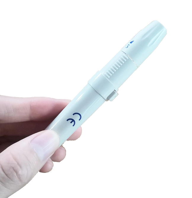 Blood Sampling Device Compatible with Most Lancets Plastic Blood Collection Pen