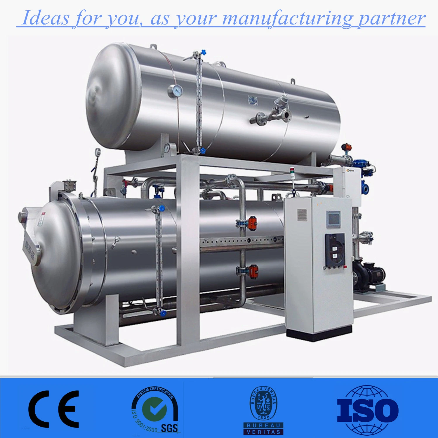 Sterilization Steam Retort Autoclave Machine