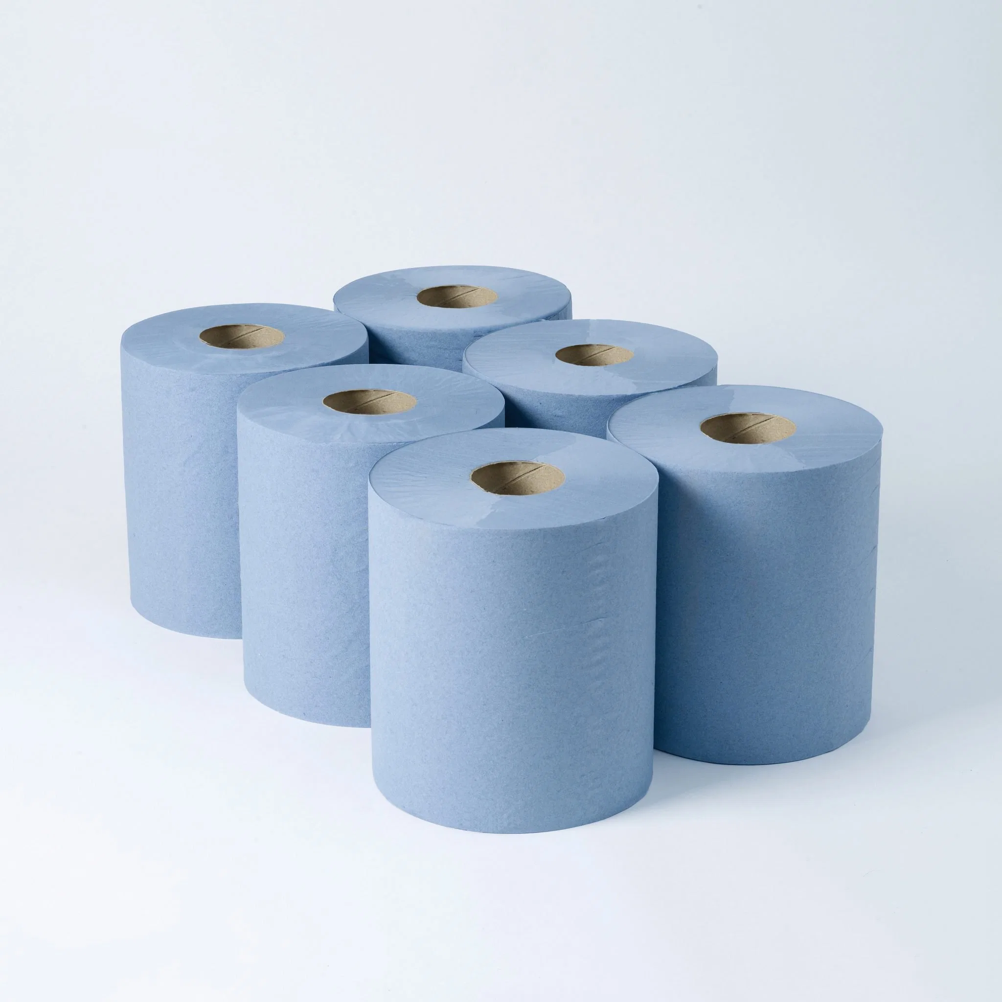 Ulive Ultra Absorbent Disposable Blue Center Pull Paper Towel