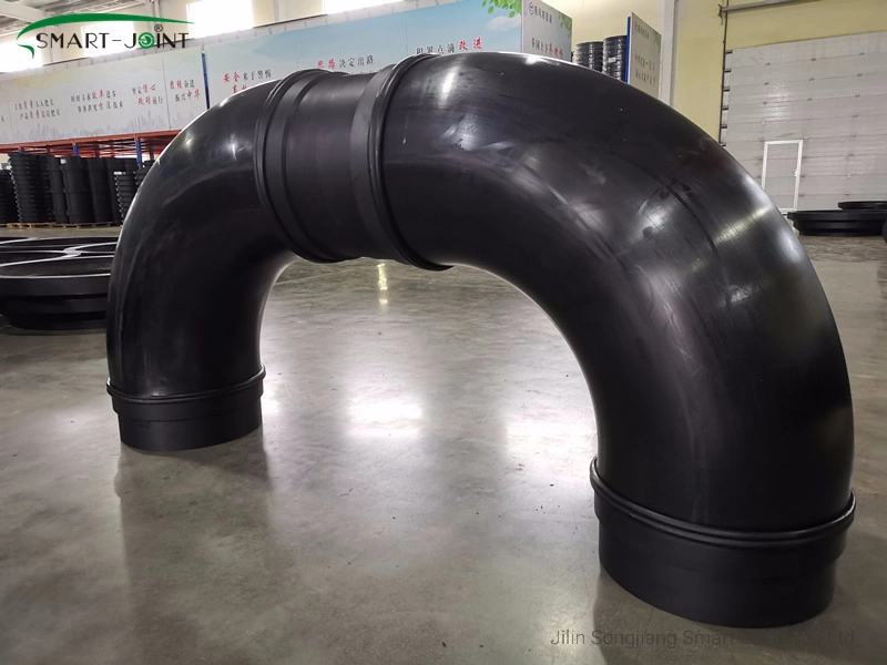 HDPE PE100 SDR11 Butt Fusion Sweep Bend Elbow 45/90 Degree