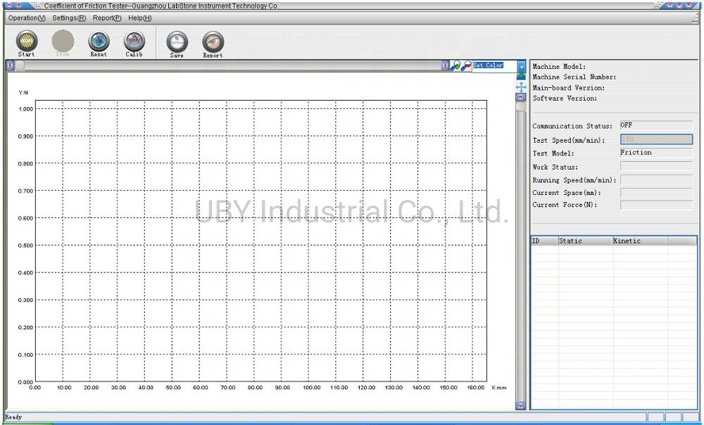 Medidor de coeficiente de fricción Cof Tester ASTM D1894 ISO8295