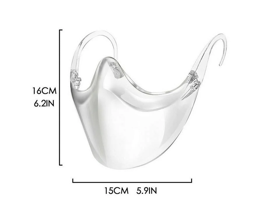 Transparent Splash-Proof Isolation Protective PC Mask Face Shield