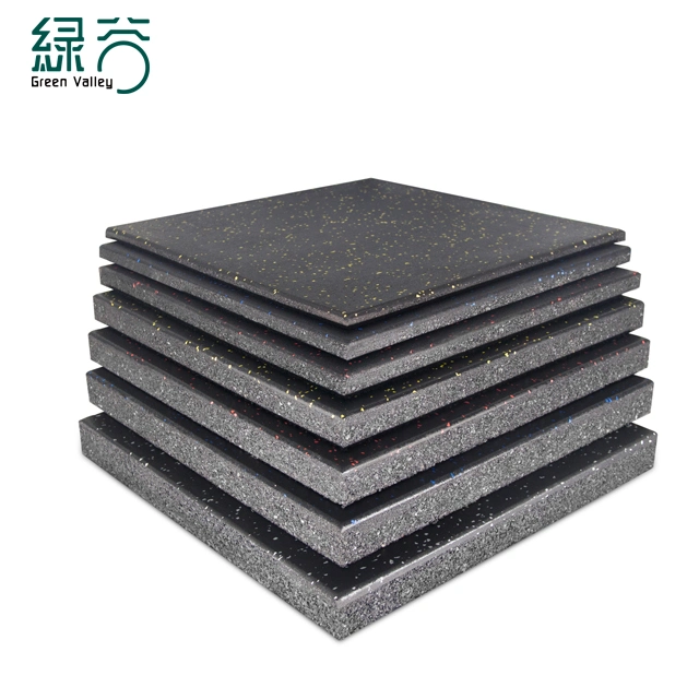 Indoor Gym Use Rubber Flooring 20mm 30mm Thickness Rubber Mat