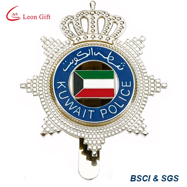 China Supplier Custom Gold UAE Military Police Badges Manufacturer Custom Metal Soft Hard Enamel Brooch Lapel Pin Badge