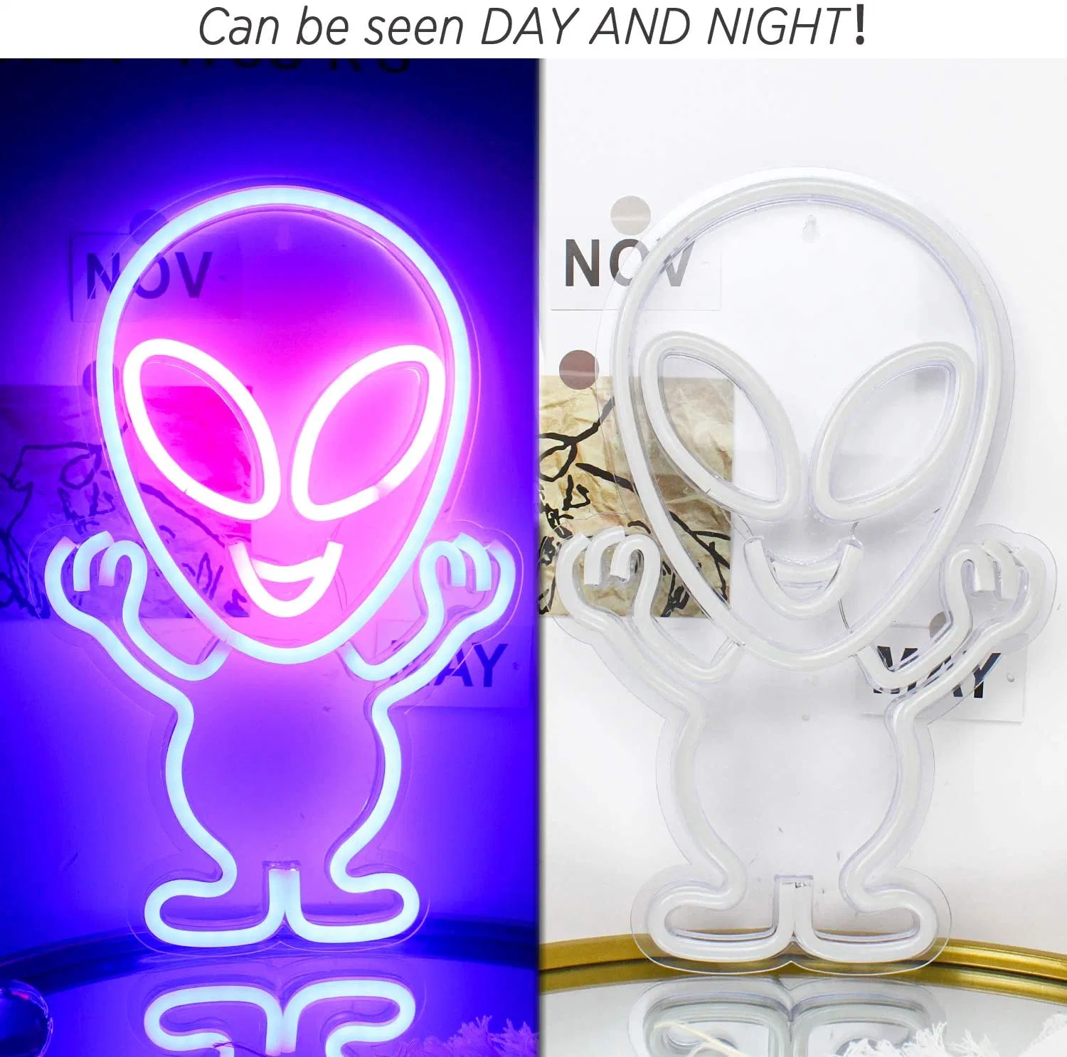 Wholesale/Supplier LED Neon Night Light Sign Wall Art Sign Night Lamp Xmas Birthday Gift Wedding Party Wall Hanging Neon Lamp Home Decor