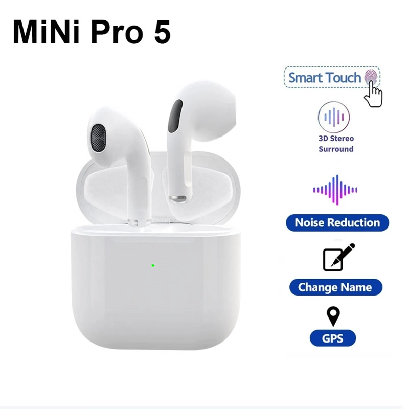 New Air PRO 5 Tws 1: 1 Bluetooth Earphones Wireless Headset Headphones Stereo Headset