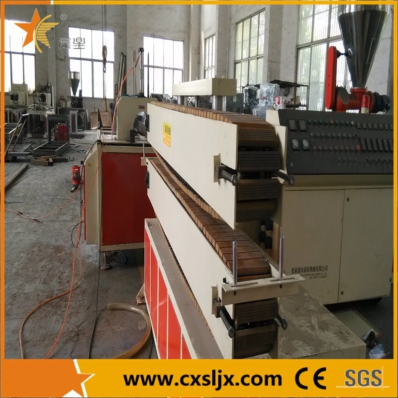 High Extruding Speed PVC Profile Extrusion Line Machine with Conical Twin Extruder