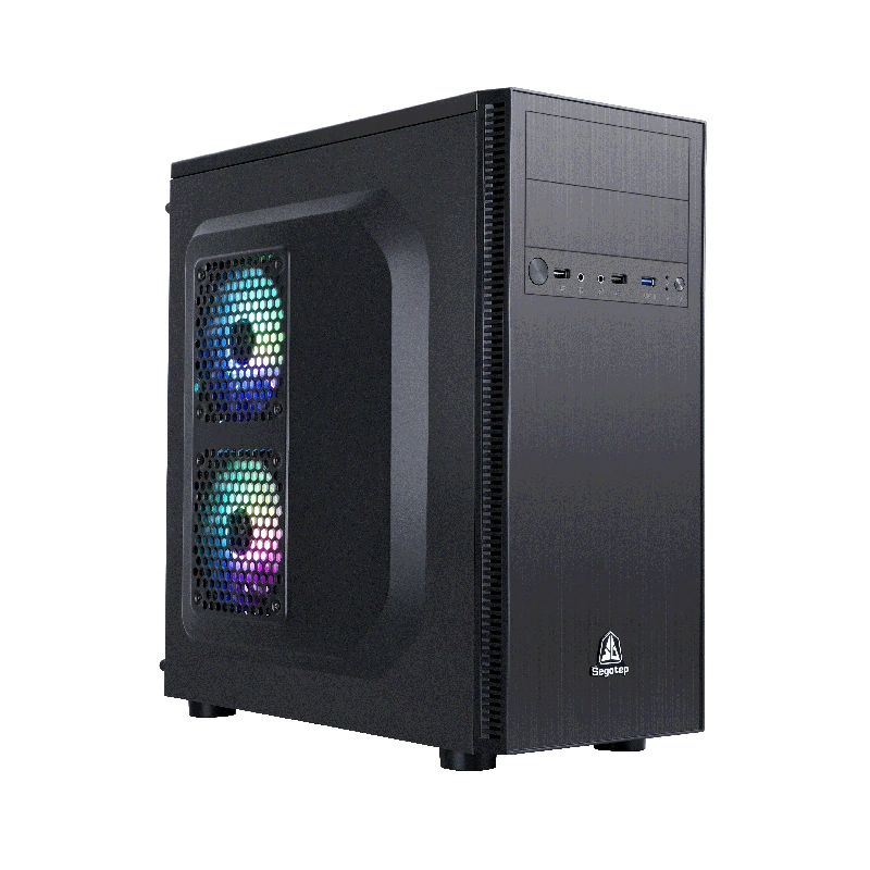 ATX OEM/ Negro Estilo de negocio de Office PC de Escritorio Juegos de Azar carcasa del ordenador