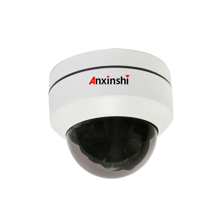 4MP Zoom 4X de seguridad mini cámara domo PTZ IP CCTV