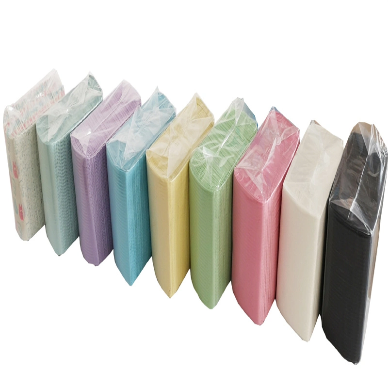 Materials Paper+PE Film Colorful Hospital Sterilization Dental Patient Bibs