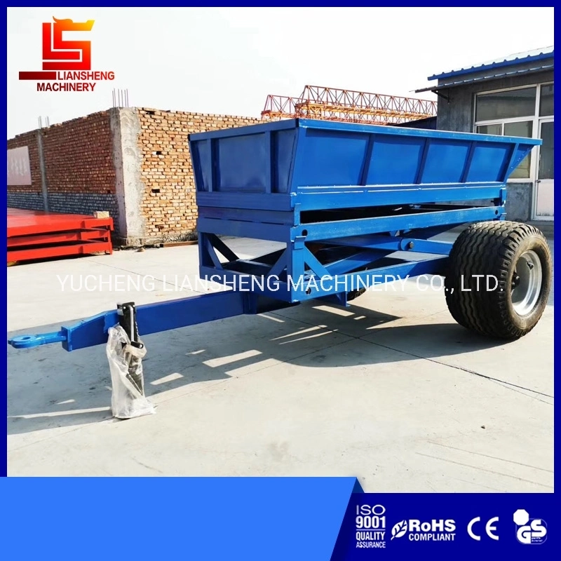 Southeast Asia Hot Sale Heightened Trailer, Sugarcane Hydraulic Dump Trailer, Sugarcane Transfer Truck Farm Hydraulic Tipping Trailer