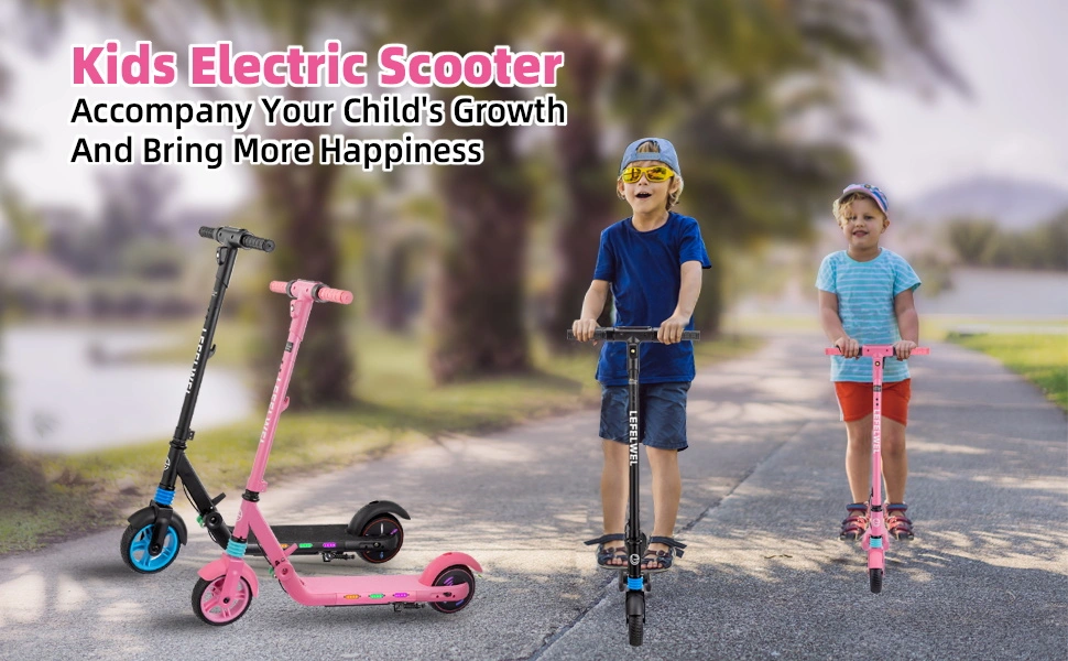 6-12 años de edad los niños Scooter eléctrico Scooter plegable para niños juegos al aire libre