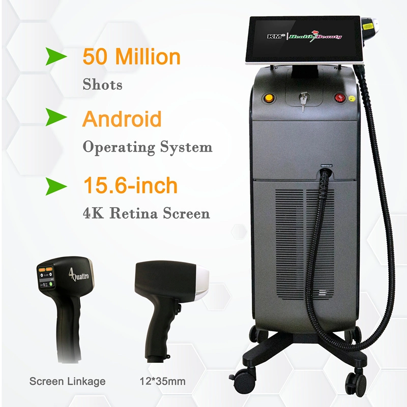 FDA and Medical CE Professional Factory Salon Use Laser Diodo Ice 3 Wavelength Diode Laser Hair Removal Equipment