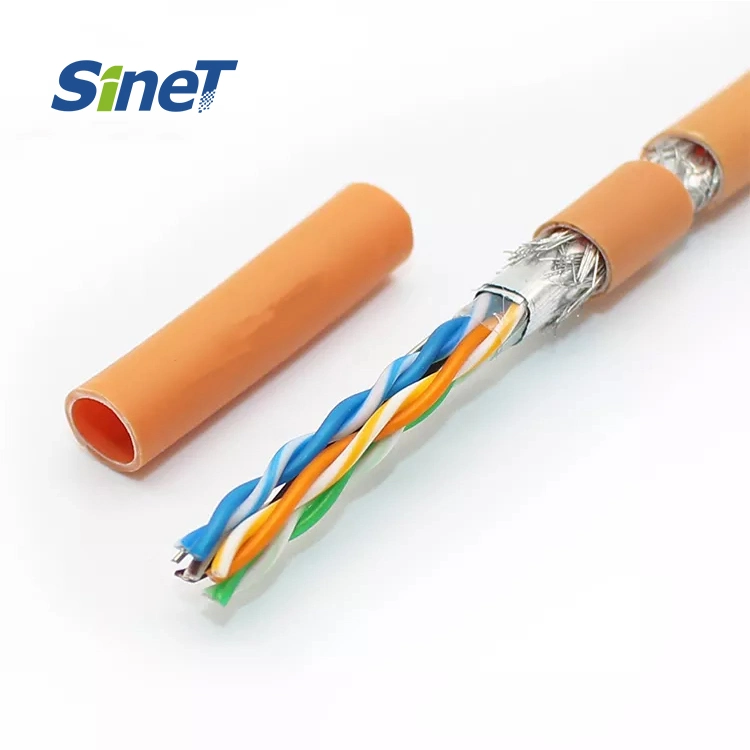 كبل شبكة LAN من نوع S/FTP Cat5e 24AWG BC نحاسي 305m