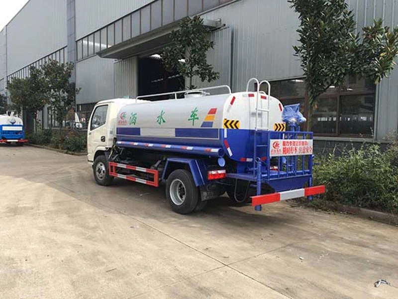 Dongfeng Dlk Right Hand Drive 120HP 5000liters Tank Water Truck