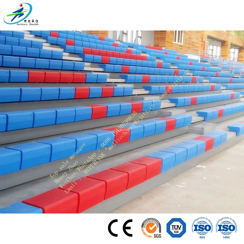 Century Star China Plastic Stadium chair Factory Grandstand Chairs moulés par injection Siège en plastique avec dossier moyen. Sièges arrière de stade de la tribune de gros