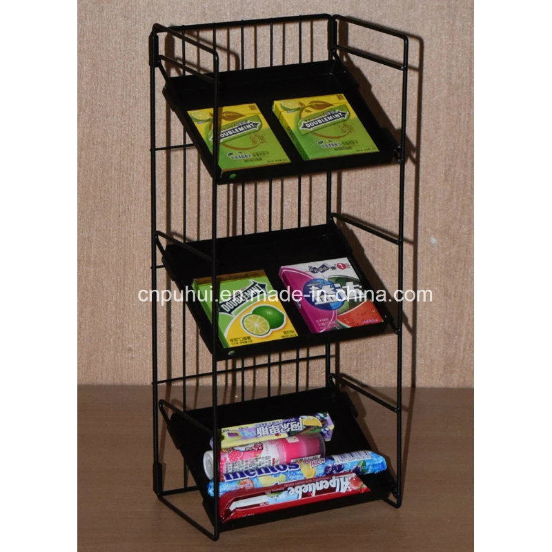 Iron Rod Form Holder Metal Wire Hanging Chewing Gum Display (PHY1001F)