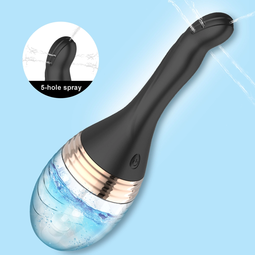 New Automatic Vaginal Irrigator, Electric Enema, Vibrating Prostate Massager, Cleaning Vestibular Cleaner