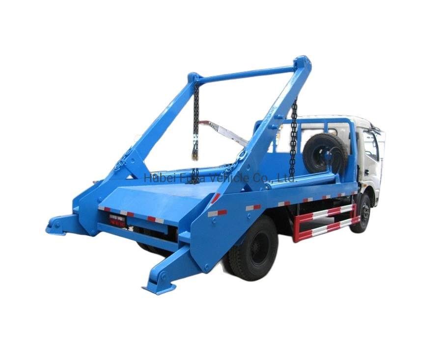 Dongfeng 4X2 3cbm 5m3 Swing Arm Roll off Skip Loader Garbage Truck